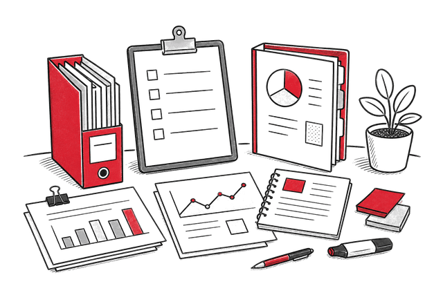 資料のイラスト