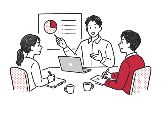 ミーティングのイラスト